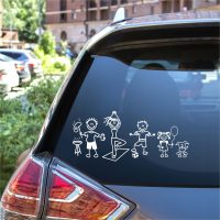 Pegatinas personalizadas de familia para tu coche